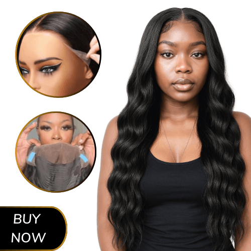 BRANDY - Peruca frontal pré-tudo 13x4, Cabelo Humano ondulado, Lace Frontal, pré-cortada, pré-descolorida, Pre Plucked