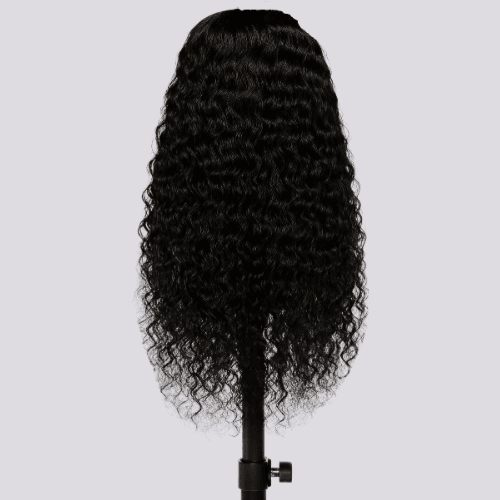 Shantel - Peruca Brasileira Humana Deep Wave, pré-descolorida, 13x4, Lace, 6x4, HD, sem cola, Pre Plucked, Pronta para usar