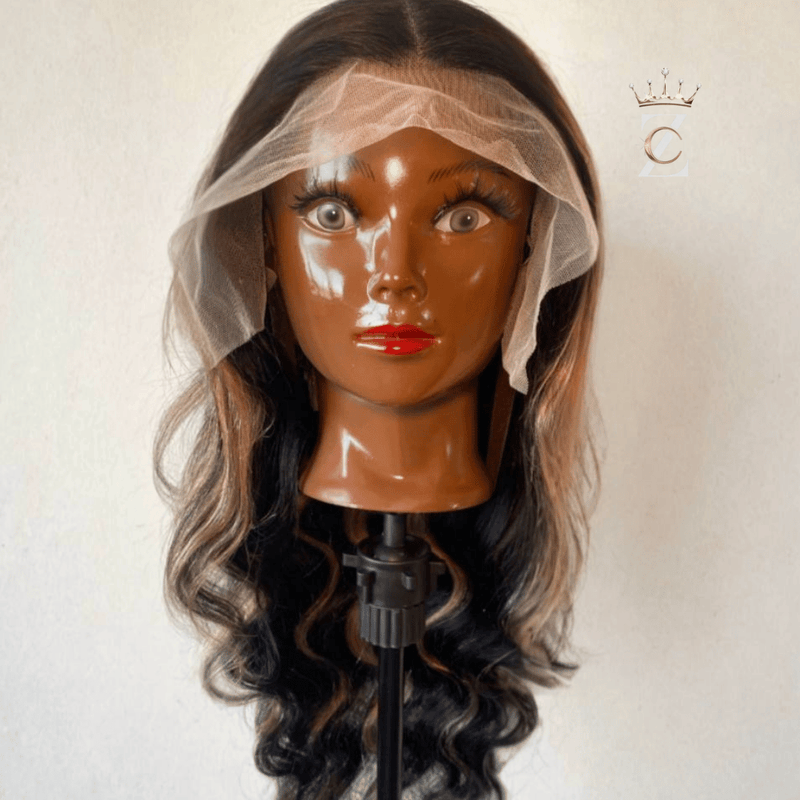 KARINA- 12A Blonde Highlight Wig Human Hair 13X4 13x6 Body Wave wig