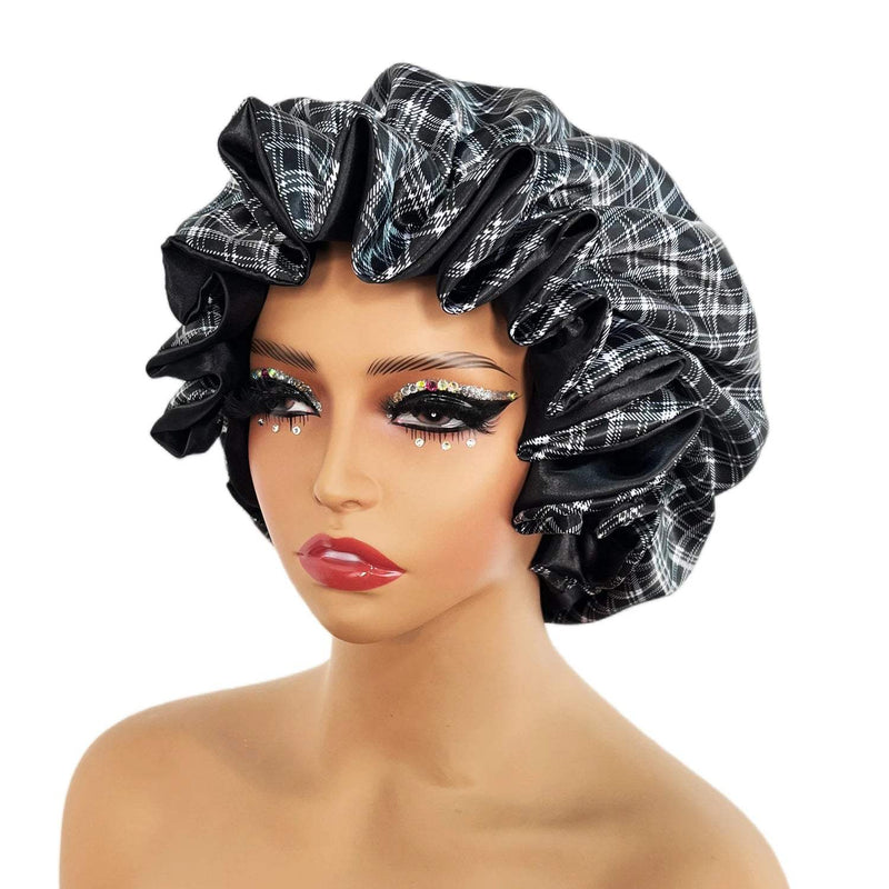 Bonnet de cetim com dupla camada de seda