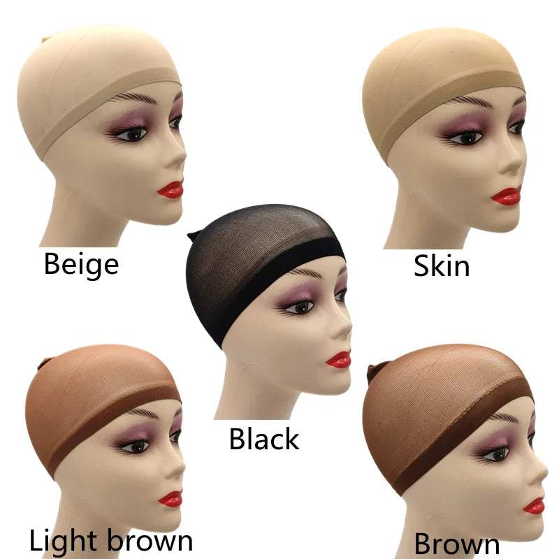 2pcs/Bag Stocking Wig Cap Hair Net For Weave Hair Wig, Stretch Mesh