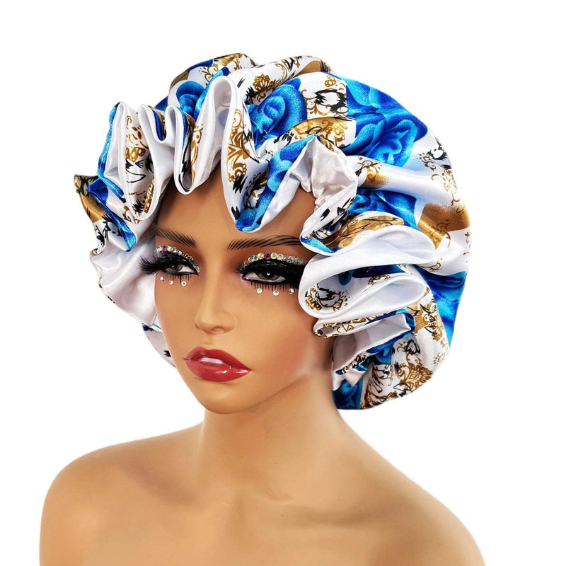 Bonnet de cetim com dupla camada de seda
